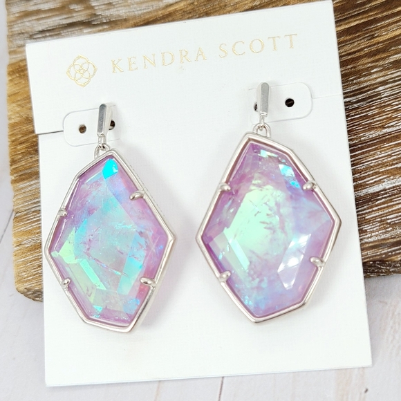 Kendra Scott Dunn Amethyst Dichroic Earrings - Picture 2 of 7